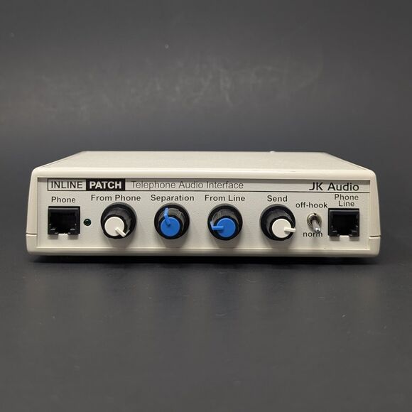 JK Audio Inline Patch Telephone Audio Interface With AC Adapter Great Condition - Picture 2 of 10